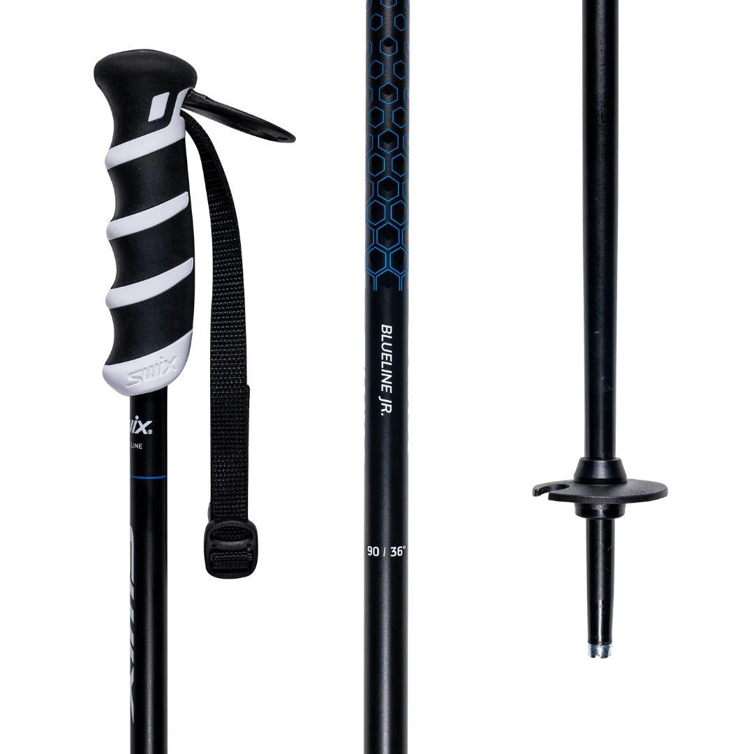 Swix Junior Blueline Barracuda Ski Poles 2026